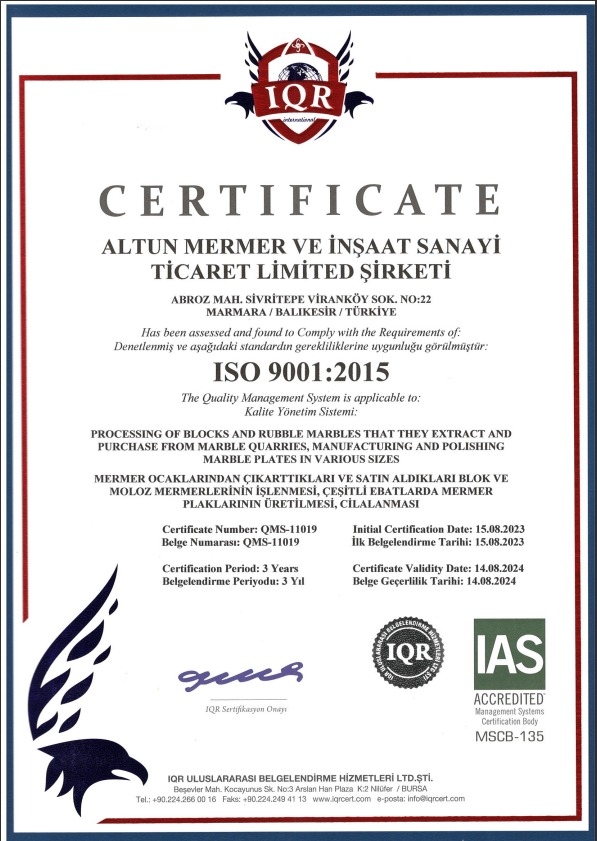 Altun Mermer Ve İnşaat 